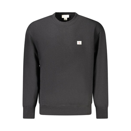 Calvin Klein Black Cotton Men Sweater - Hilstor