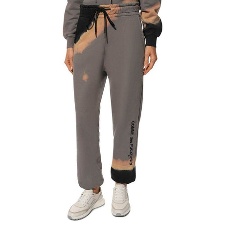 Comme Des Fuckdown Gray Cotton Women Track Pant - Hilstor