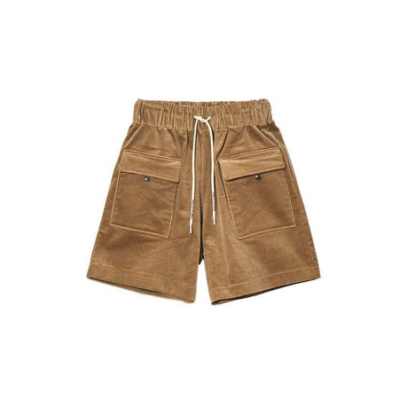 Comme Des Fuckdown Brown Cotton Short - Hilstor
