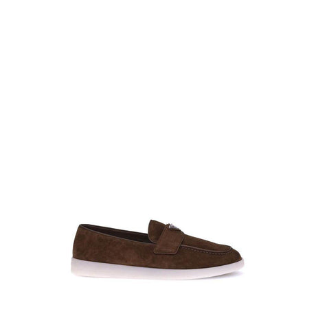 Prada Suede Loafers - Hilstor