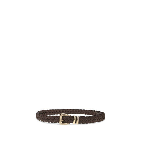 Brunello Cucinelli Leather woven Belt - Hilstor