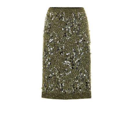 Gucci Green Viscose Skirt - Hilstor