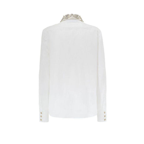 Gucci White Cotton Shirt - Hilstor