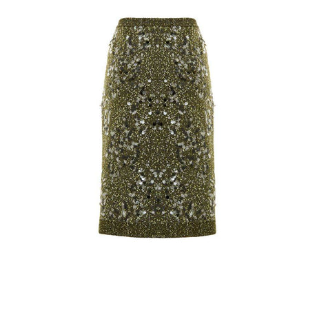 Gucci Green Viscose Skirt - Hilstor