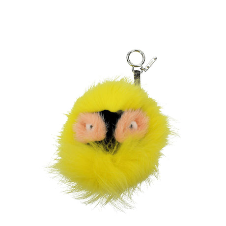 Fendi Yellow Fur Keychains - Hilstor