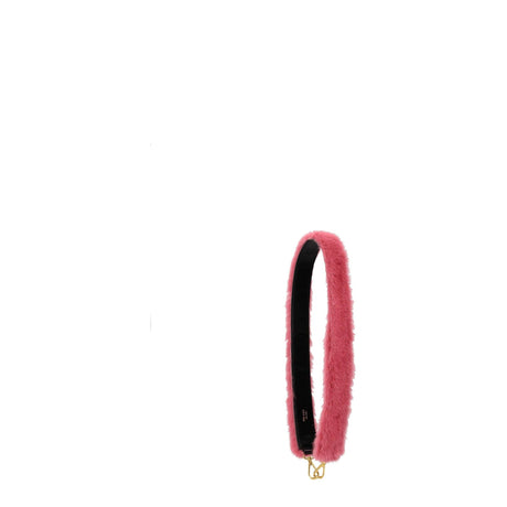 Prada Pink Fur Shoulder Bags - Hilstor