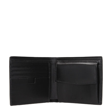 Testoni Black Leather Wallets - Hilstor
