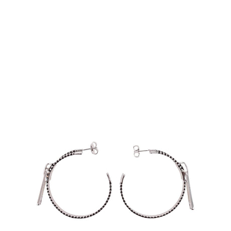 Marc Jacobs Gray Silver Earrings - Hilstor