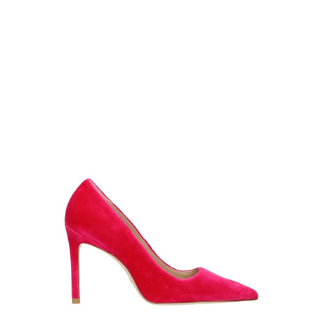 Stuart Weitzman Pink Velvet Broch - Hilstor