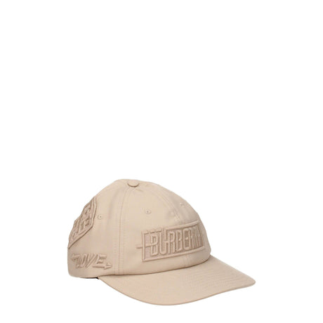 Burberry Beige Cotton Caps (Baseball Hat) - Hilstor