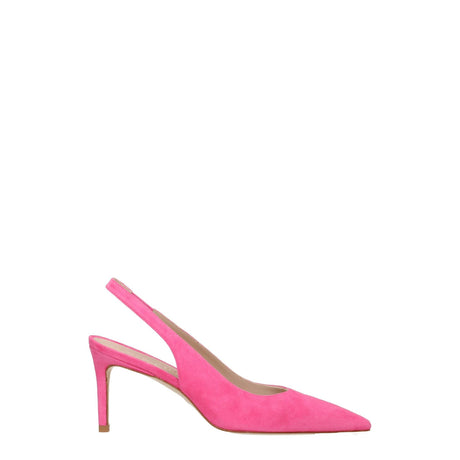 Stuart Weitzman Pink Leather High Heel Pumps - Hilstor