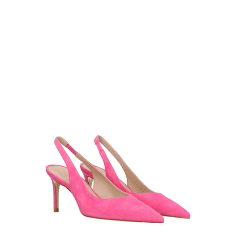 Stuart Weitzman Pink Leather High Heel Pumps - Hilstor