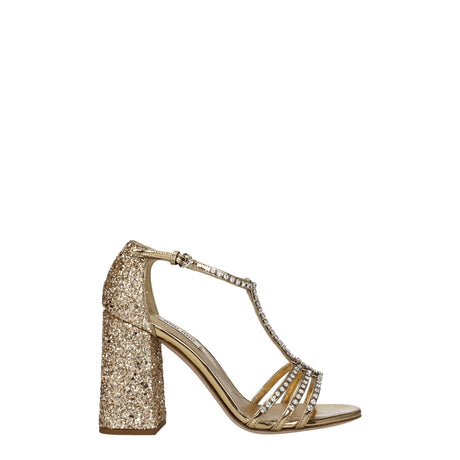 Miu Miu Gold Plastic Platforms - Hilstor