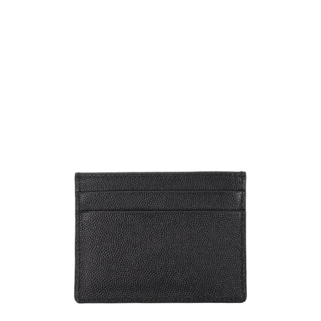 Palm Angels Black Leather Cardholders - Hilstor