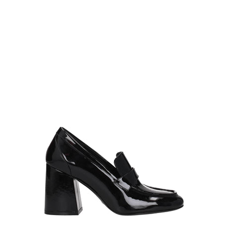 Stuart Weitzman Black Leather Broch - Hilstor