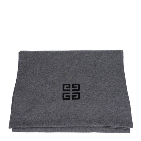 Givenchy Gray Wool Scarves - Hilstor