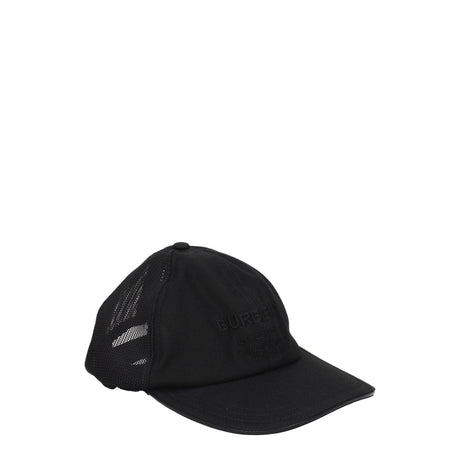 Burberry Black Cotton Caps (Baseball Hat) - Hilstor