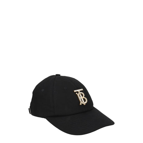 Burberry Black Cotton Caps (Baseball Hat) - Hilstor