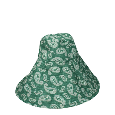 Jacquemus Green Cotton Sunhats - Hilstor