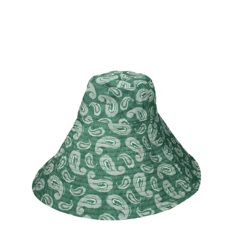 Jacquemus Green Cotton Sunhats - Hilstor