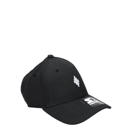 Marcelo Burlon Black Marabou Caps (Baseball Hat) - Hilstor