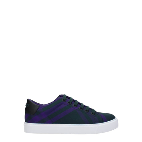 Burberry Green Fabric Sneakers - Hilstor