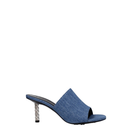 Givenchy Blue Fabric Platforms - Hilstor