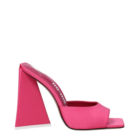 The Attico Pink Fabric Platforms - Hilstor