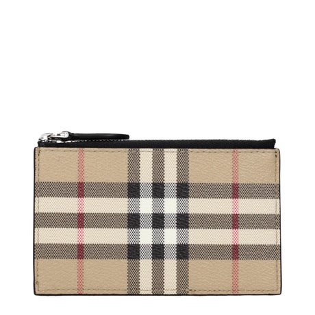 Burberry Beige Fabric Cardholders - Hilstor