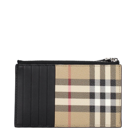 Burberry Beige Fabric Cardholders - Hilstor