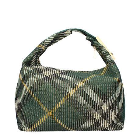 Burberry Green Fabric Handbags - Hilstor