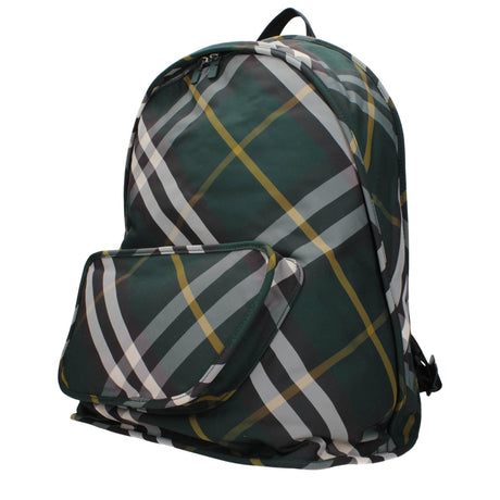 Burberry Green Fabric Backpacks - Hilstor