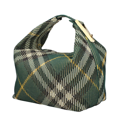 Burberry Green Fabric Handbags - Hilstor