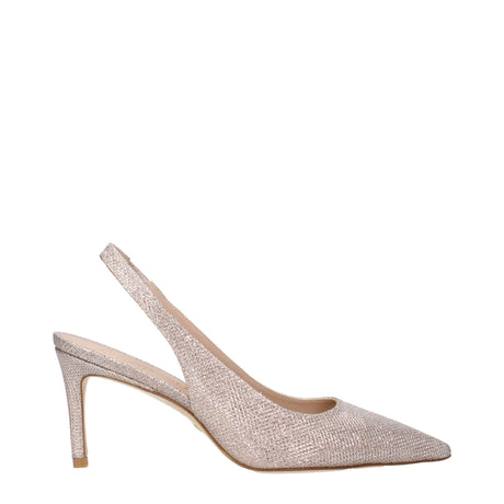 Stuart Weitzman Pink Fabric High Heel Pumps - Hilstor