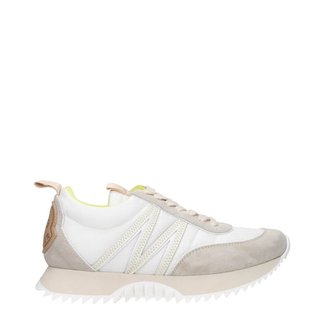 Moncler Beige Fabric Low Tops - Hilstor