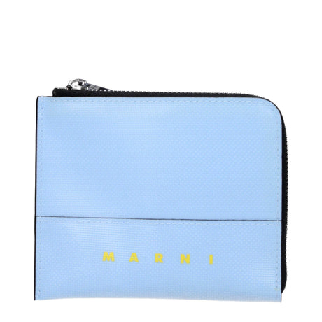 Marni Blue Polyethylene Wallets - Hilstor