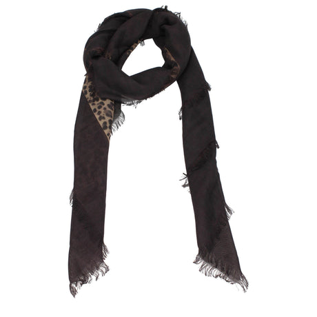 Valentino Garavani Brown Cashmere Foulards - Hilstor
