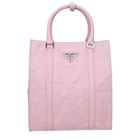 Prada Pink Leather Handbags - Hilstor