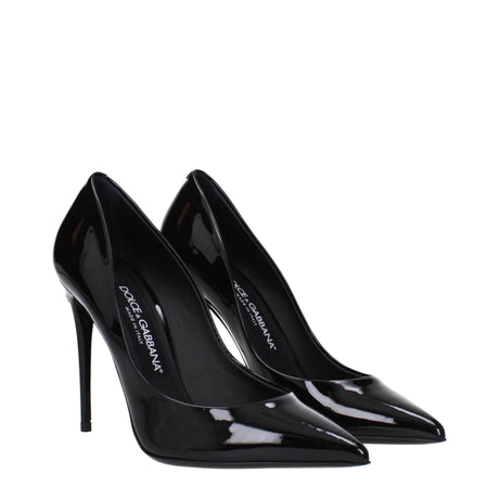 Dolce & Gabbana Black Leather Broch - Hilstor