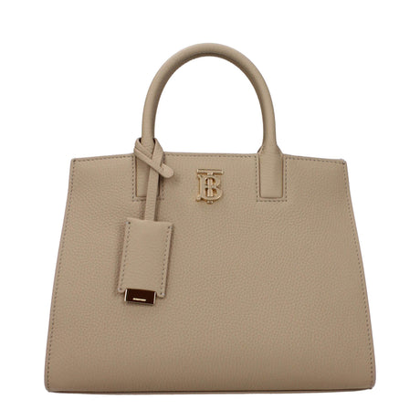 Burberry Beige Leather Handbags - Hilstor