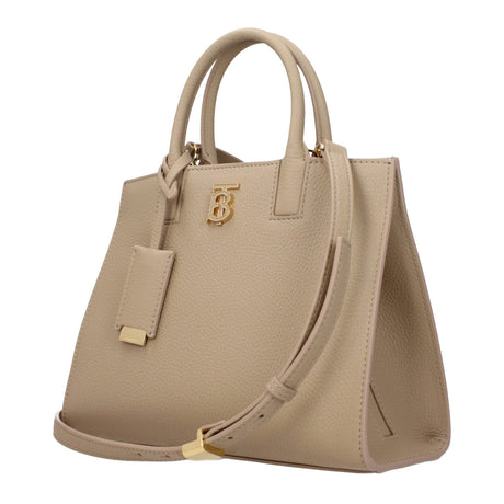 Burberry Beige Leather Handbags - Hilstor