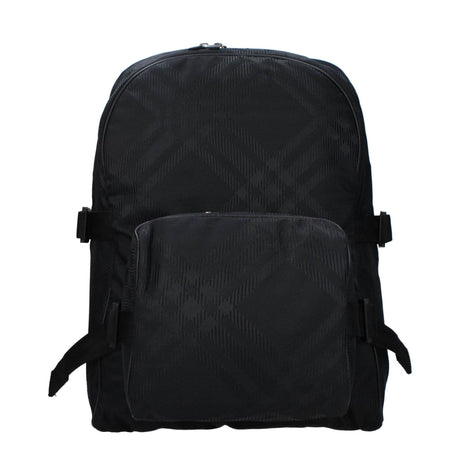 Burberry Black Fabric Backpacks - Hilstor