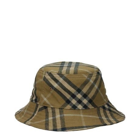 Burberry Green Cotton Bucket Hats - Hilstor