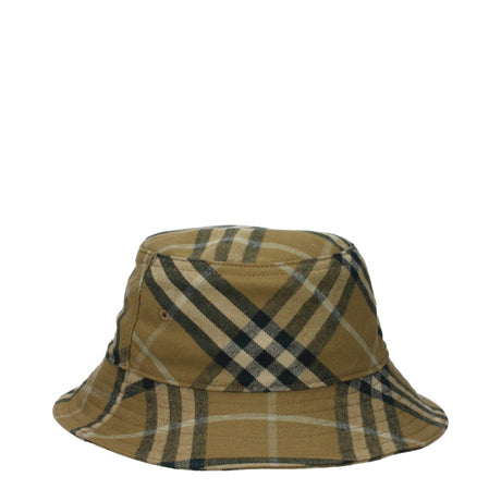 Burberry Green Cotton Bucket Hats - Hilstor