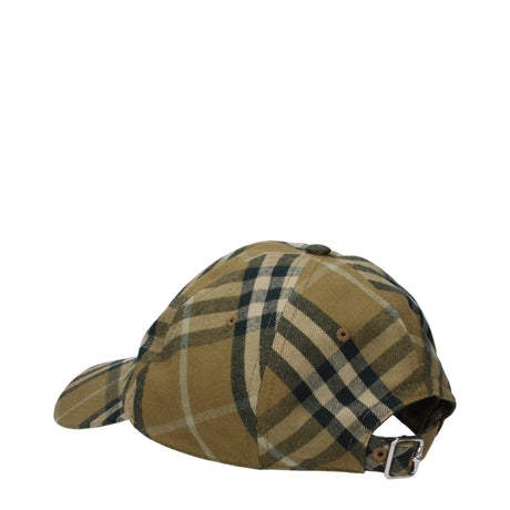 Burberry Green Cotton Caps (Baseball Hat) - Hilstor