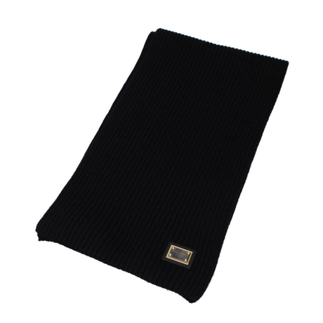 Dolce & Gabbana Black Cashmere Scarves - Hilstor