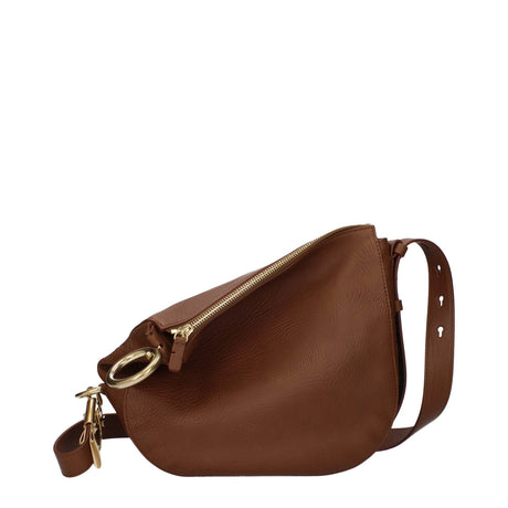 Burberry Brown Leather Crossbody Bags - Hilstor