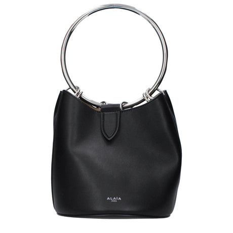 Alaïa Black Leather Handbags - Hilstor