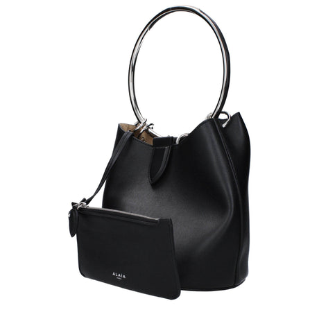 Alaïa Black Leather Handbags - Hilstor
