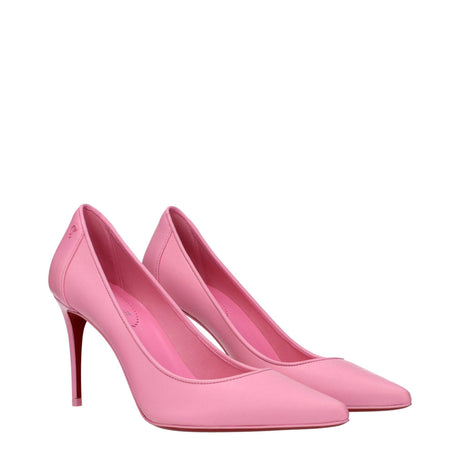 Christian Louboutin Pink Leather Broch - Hilstor